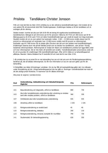 frej jonsson prislista frej jonsson prislista